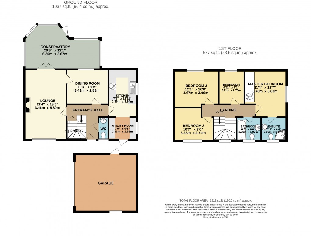 Floorplan for Conniburrow, Milton Keynes, Bucks