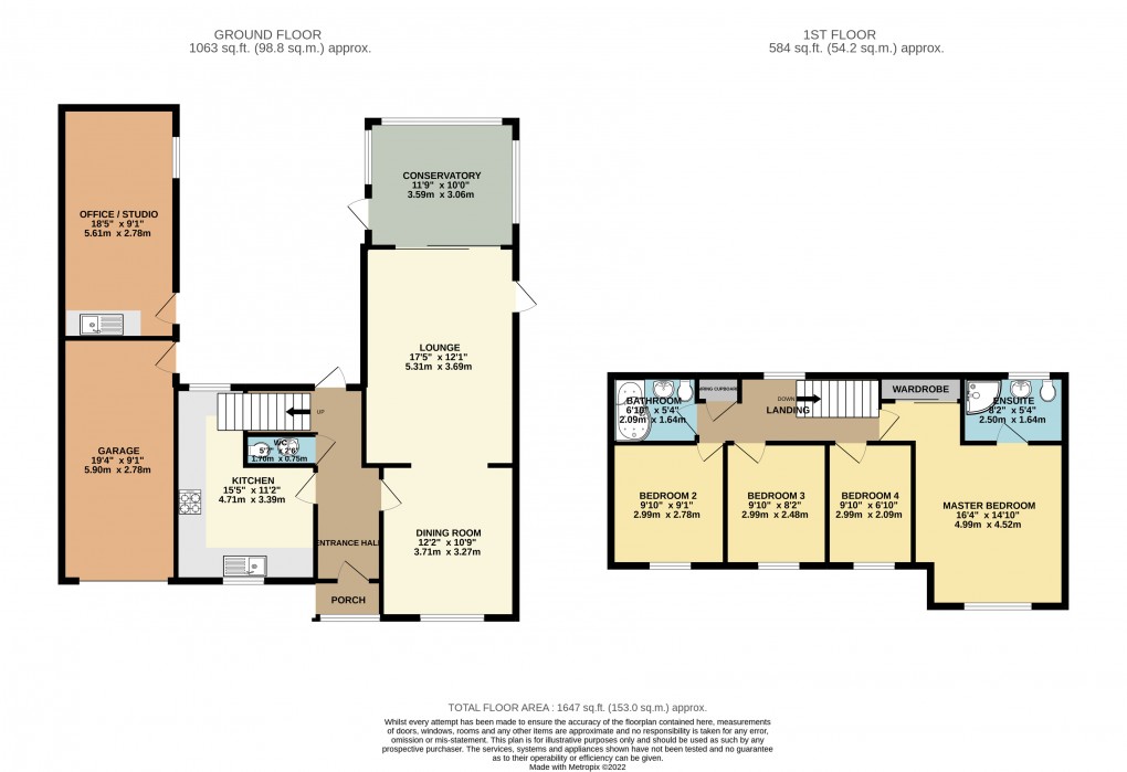 Floorplan for Bancroft, Milton Keynes, Buckinghamshire