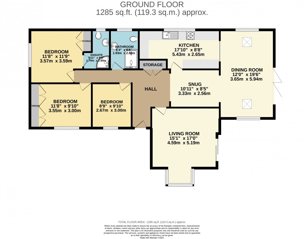 Floorplan for Emerson Valley, Milton Keynes, Buckinghamshire