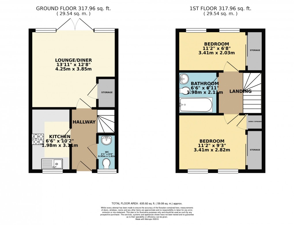 Floorplan for Brooklands, Milton Keynes, Buckinghamshire