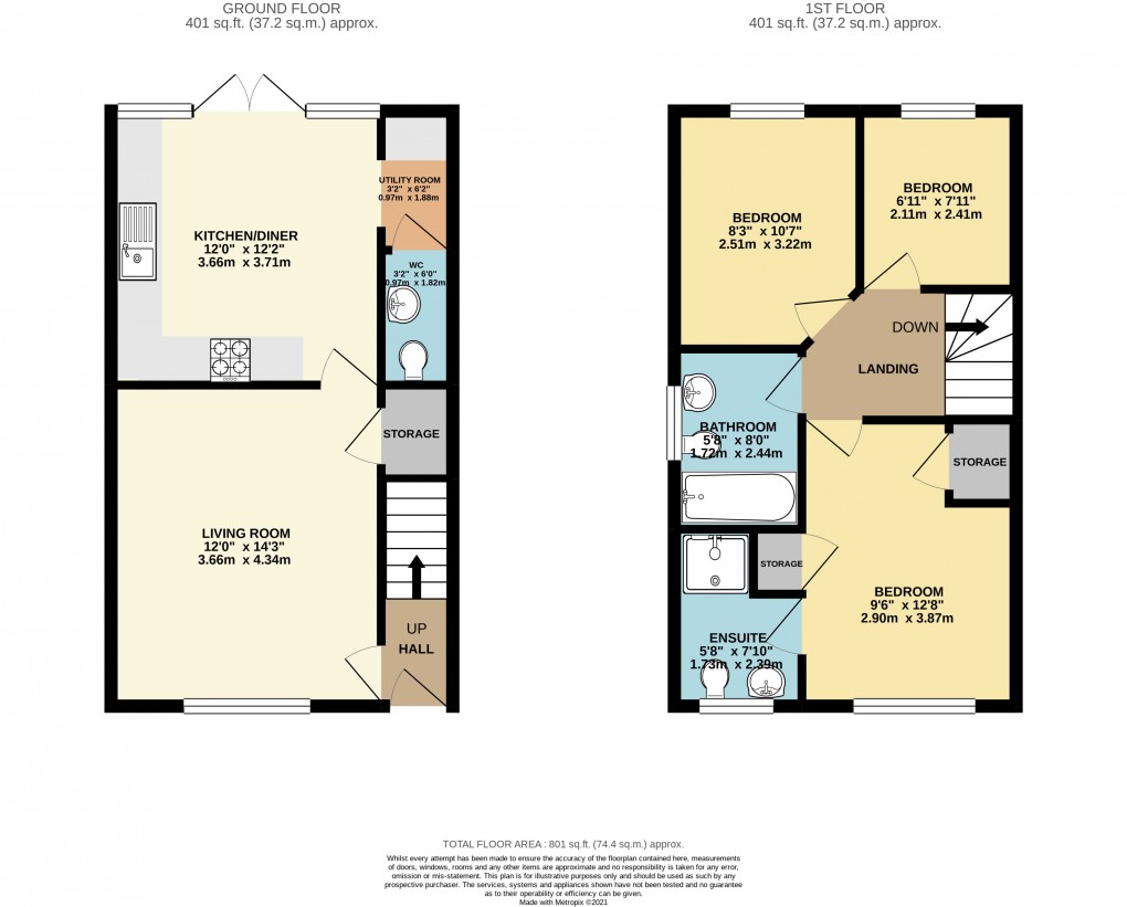 Floorplan for Towcester, Northampton