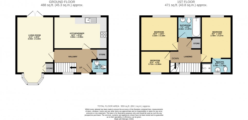 Floorplan for Whitehouse, Milton Keynes, Buckinghamshire