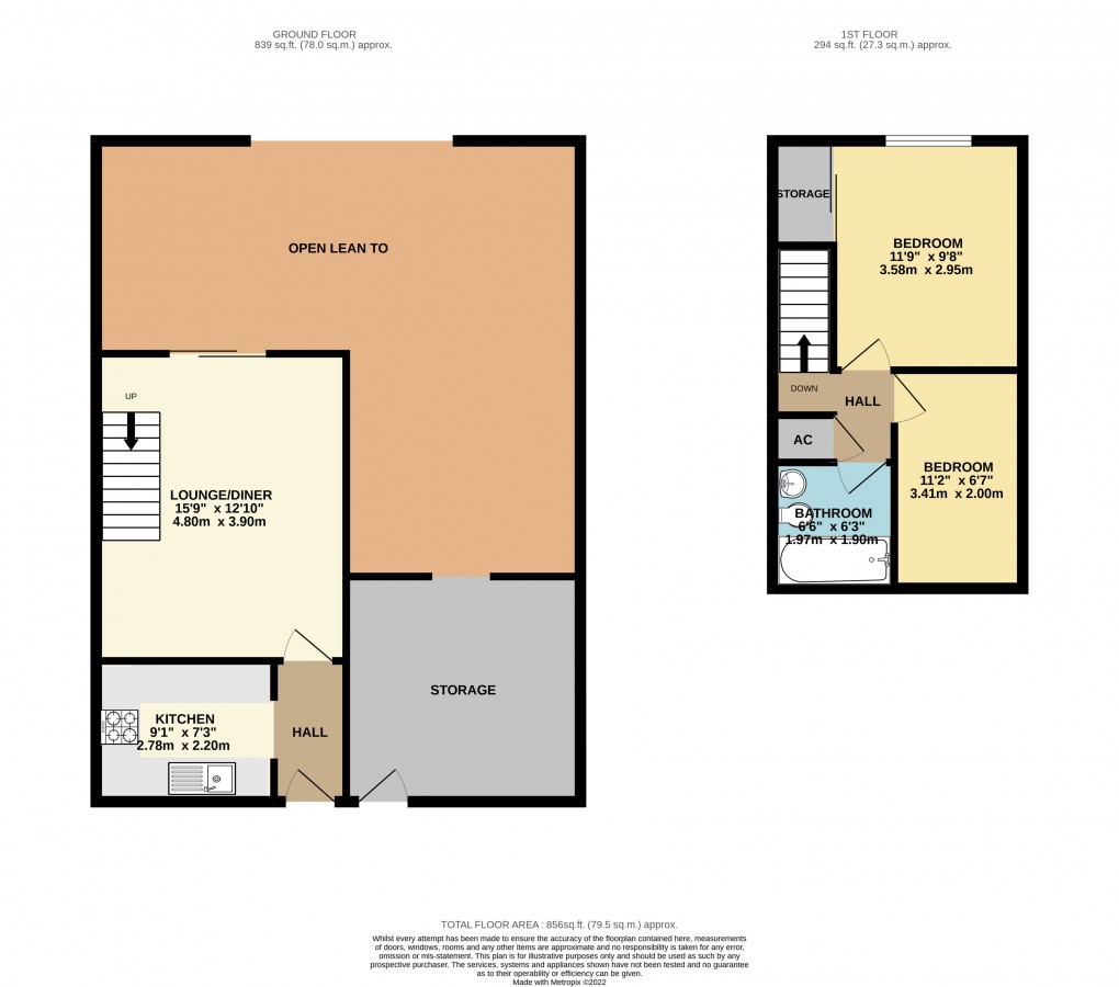 Floorplan for Crownhill, Milton Keynes, Buckinghamshire