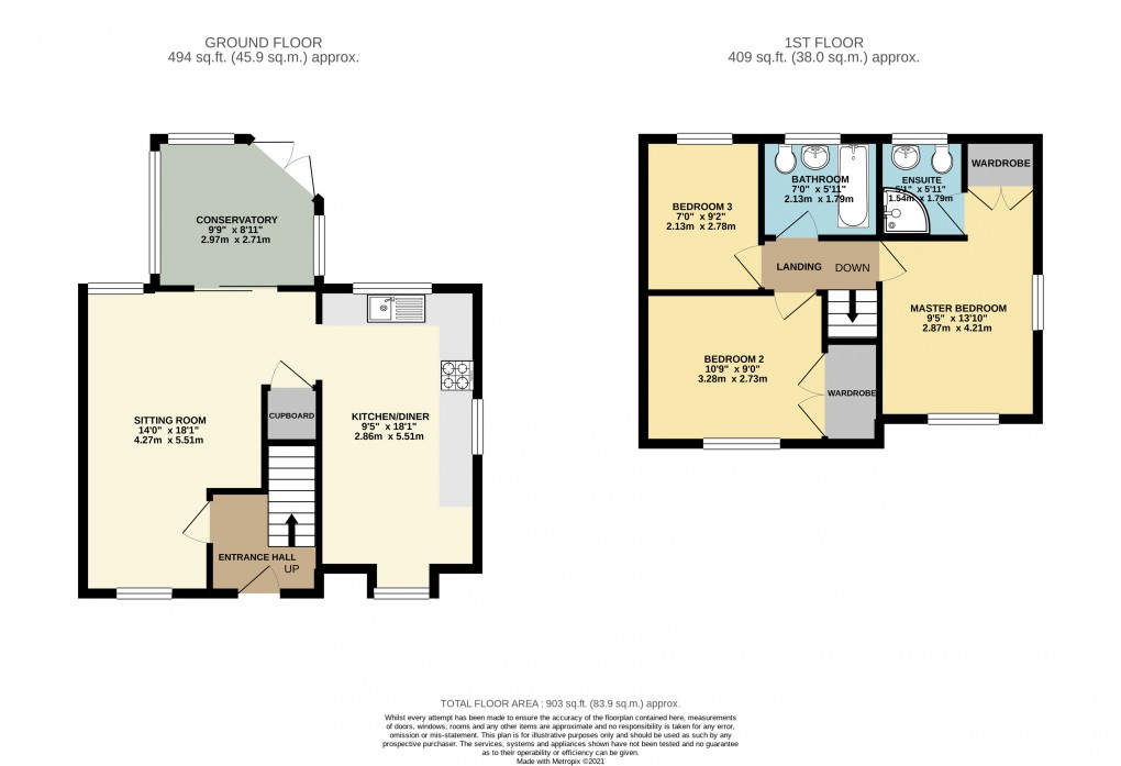 Floorplan for Caldecotte, Milton Keynes, Bucks