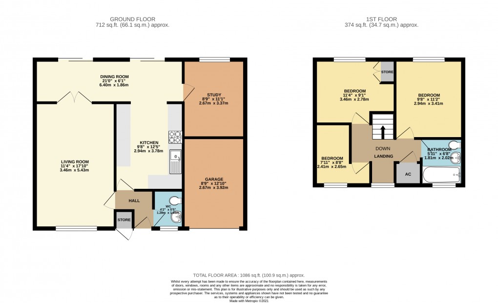 Floorplan for Greenleys, Milton Keynes