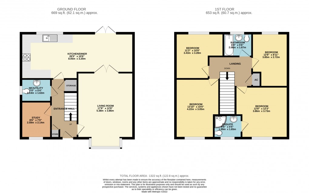 Floorplan for Glebe Farm, Milton Keynes, Buckinghamshire