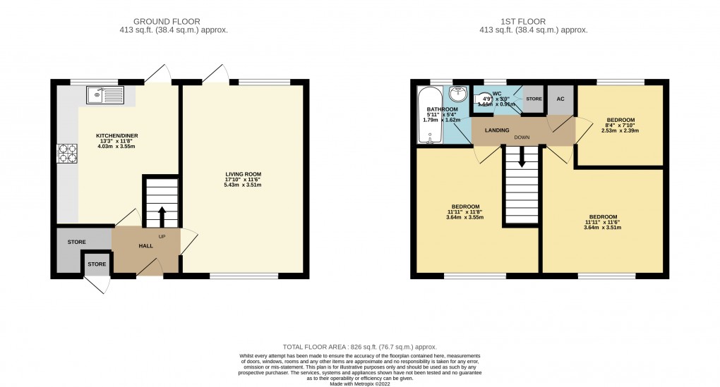 Floorplan for Wolverton, Milton Keynes, Buckinghamshire