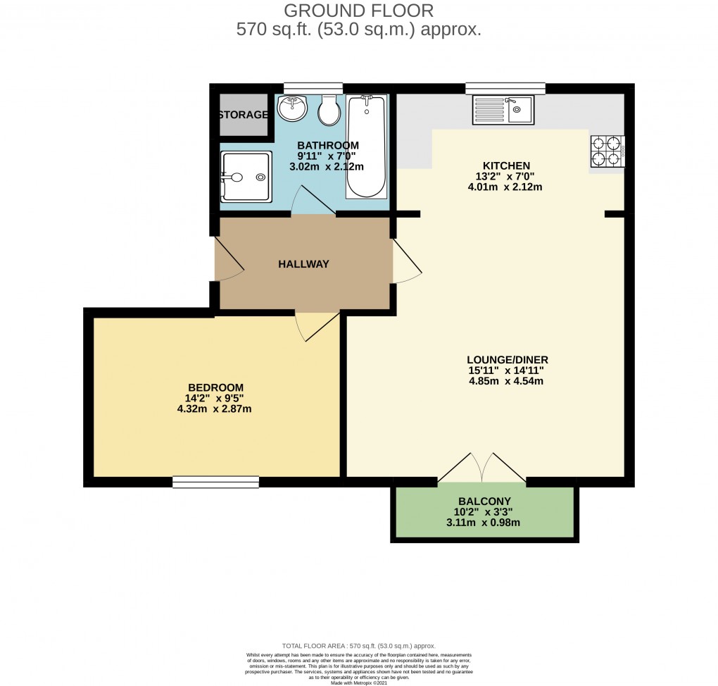 Floorplan for Walton, Milton Keynes, Bucks