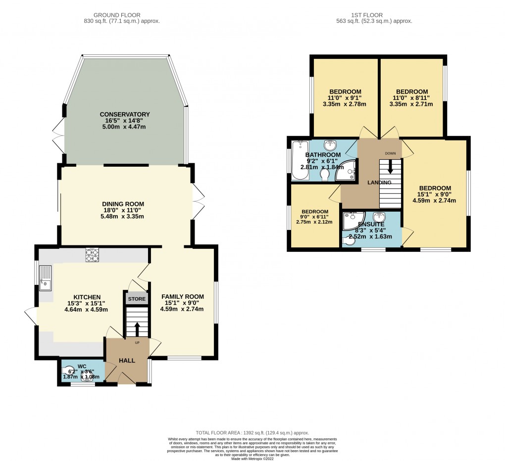 Floorplan for Two Mile Ash, Milton Keynes, Buckinghamshire