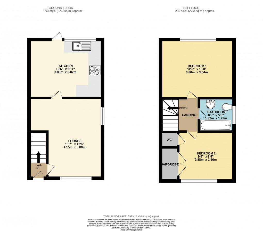 Floorplan for Caldecotte, Milton Keynes, Buckinghamshire