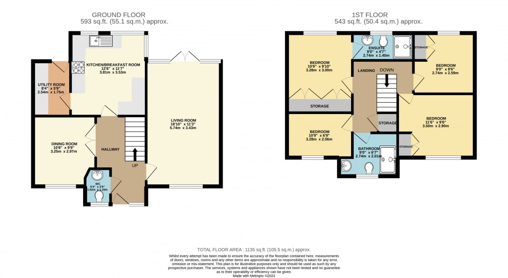 Floorplan for Tattenhoe, Milton Keynes, Buckinghamshire