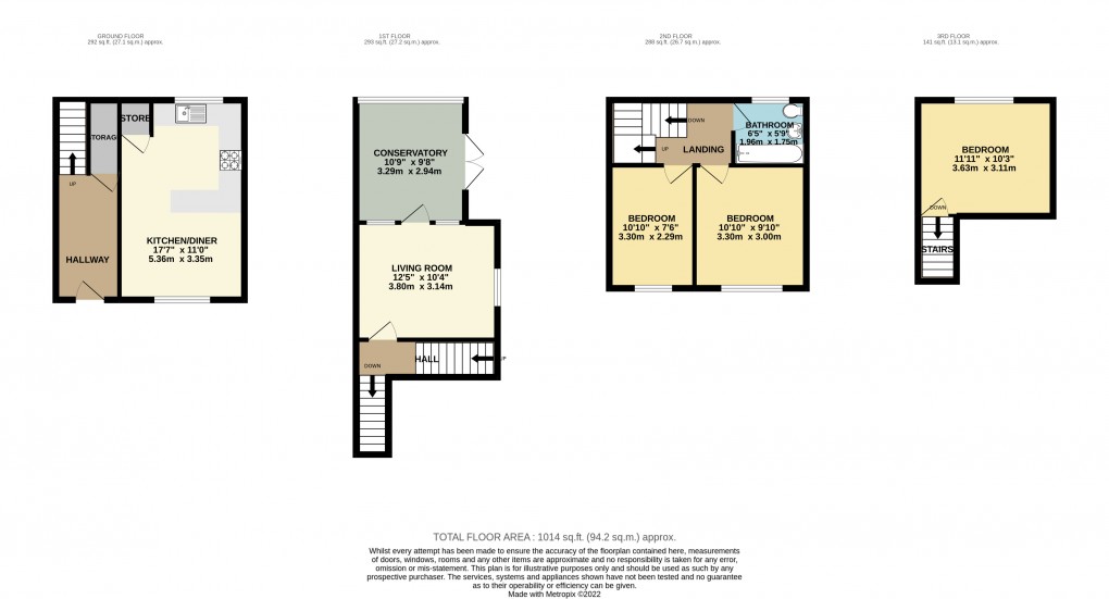 Floorplan for Shenley Church End, Milton Keynes, Buckinghamshire