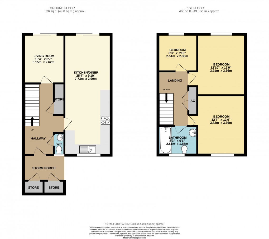 Floorplan for New Bradwell, Milton Keynes, Buckinghamshire