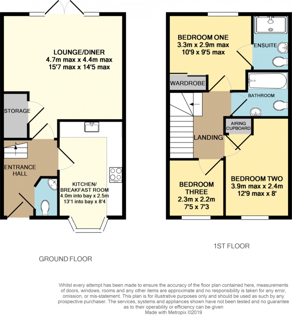 Floorplan for Fairfields, Milton Keynes