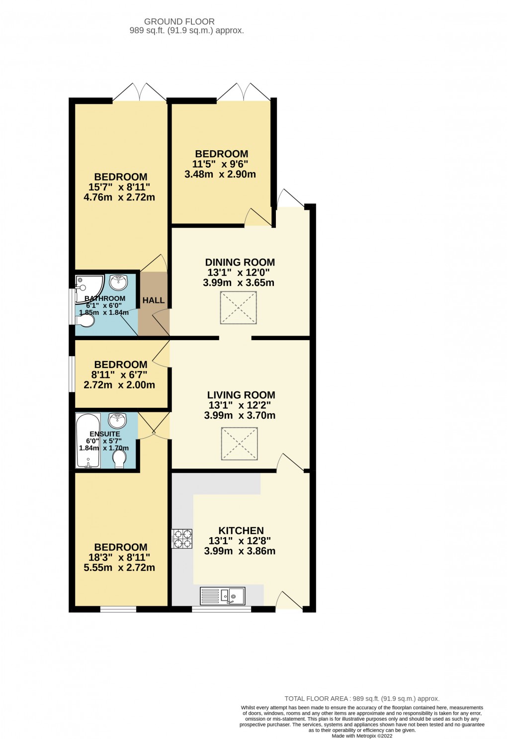 Floorplan for Tinkers Bridge, Milton Keynes, Buckinghamshire