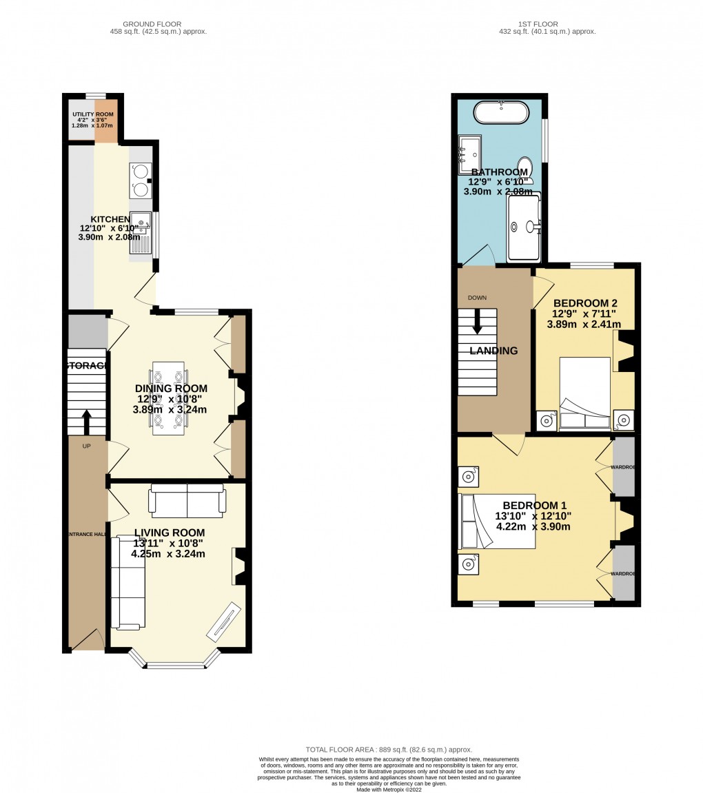 Floorplan for Newport Pagnell, Milton Keynes, Buckinghamshire