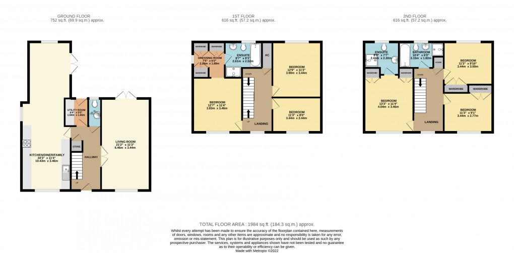 Floorplan for Oxley Park, Milton Keynes, Buckinghamshire