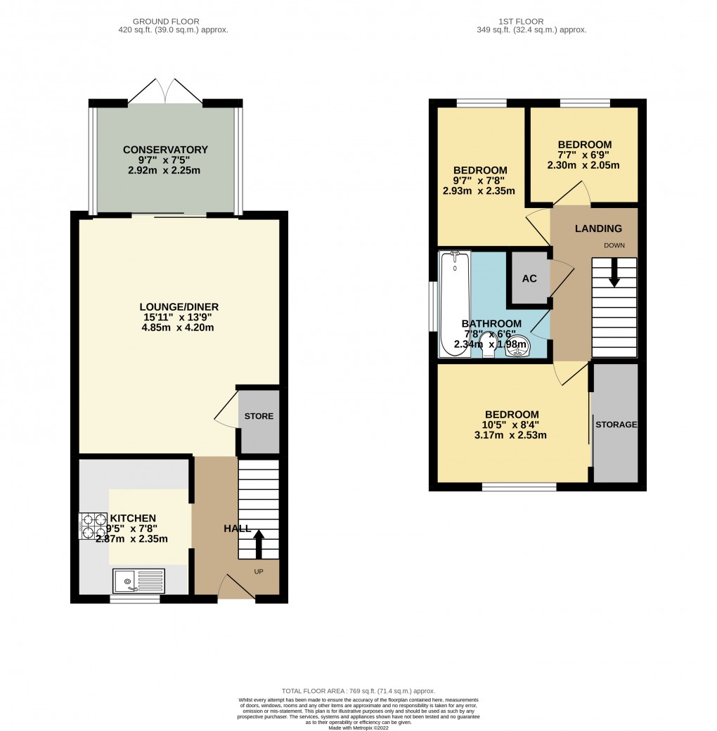 Floorplan for Shenley Church End, Milton Keynes, Buckinghamshire