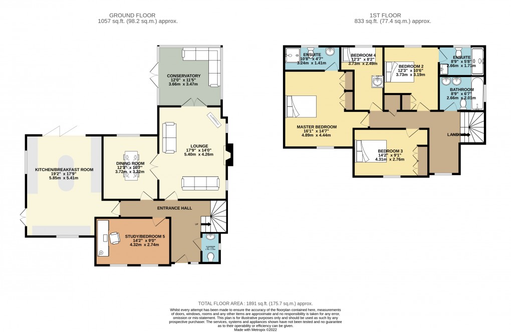 Floorplan for Astwood, Newport Pagnell, Milton Keynes