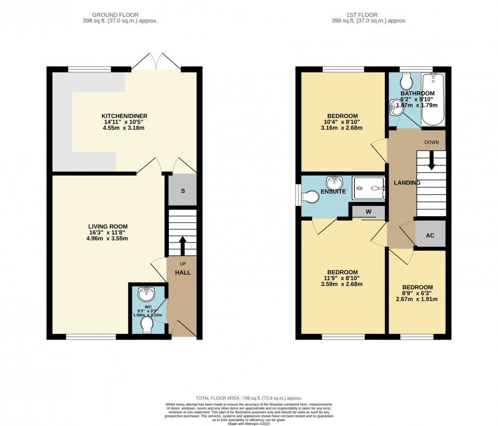 Floorplan for Eagle Farm South, Milton Keynes, Buckinghamshire