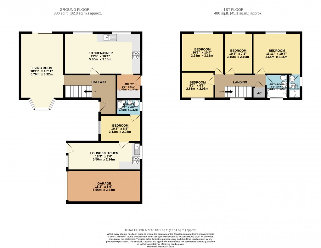 Floorplan for Oldbrook, Milton Keynes, Buckinghamshire