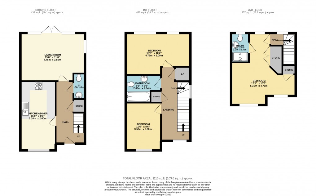 Floorplan for Ashlands, Milton Keynes, Bucks