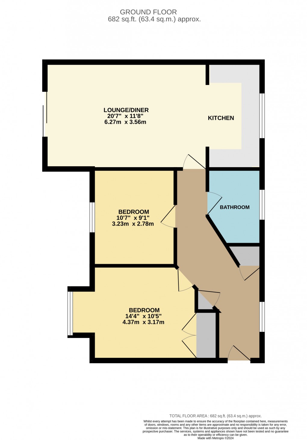 Floorplan for Ashlands, Milton Keynes, Buckinghamshire