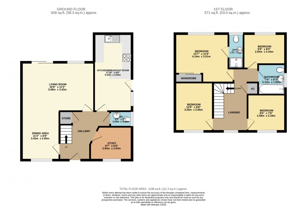 Floorplan for Grange Farm, Milton Keynes, Buckinghamshire