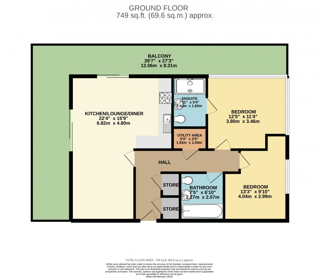 Floorplan for Central Milton Keynes, Buckinghamshire