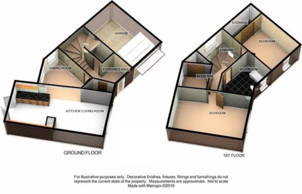 Floorplan for Bradville, Milton Keynes, Buckinghamshire