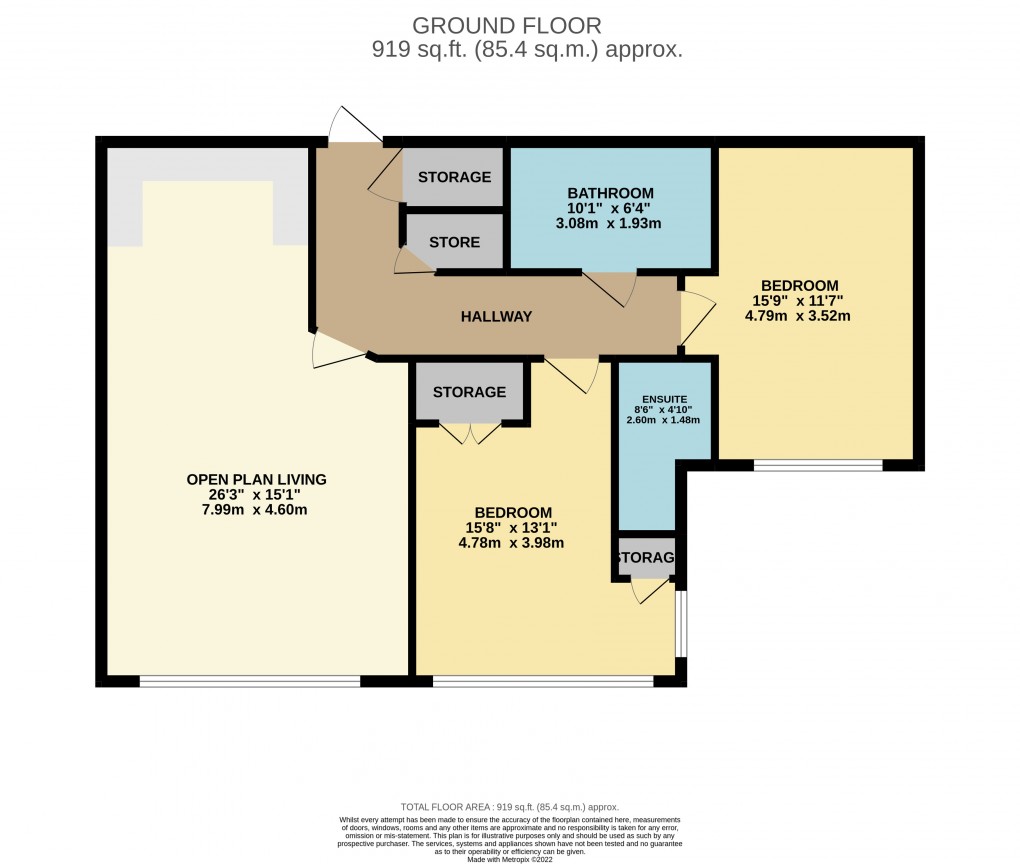 Floorplan for Ashland, Milton Keynes, Buckinghamshire