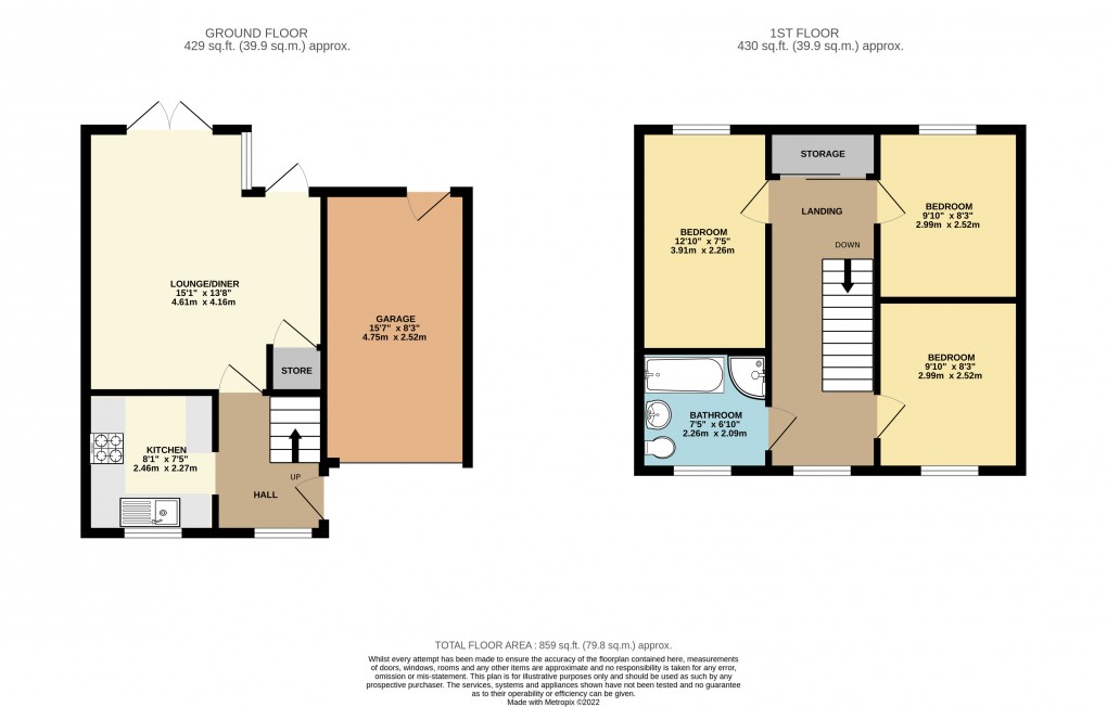 Floorplan for Two Mile Ash, Milton Keynes, Buckinghamshire