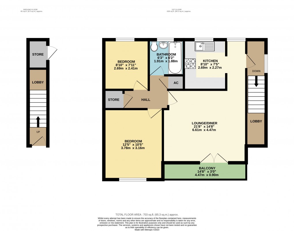 Floorplan for Broughton, Milton Keynes, Buckinghamshire