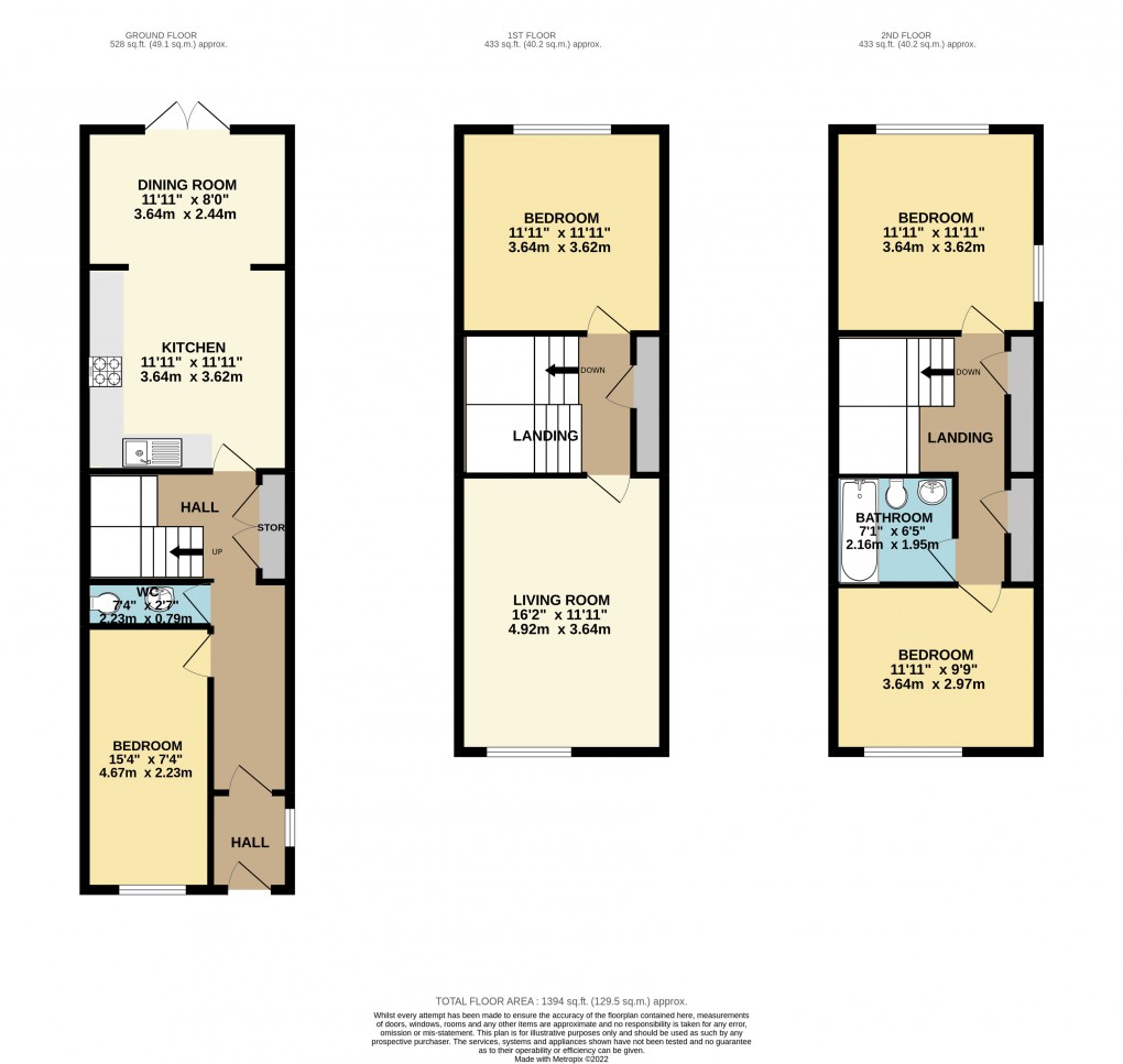 Floorplan for Fishermead, Milton Keynes, Buckinghamshire