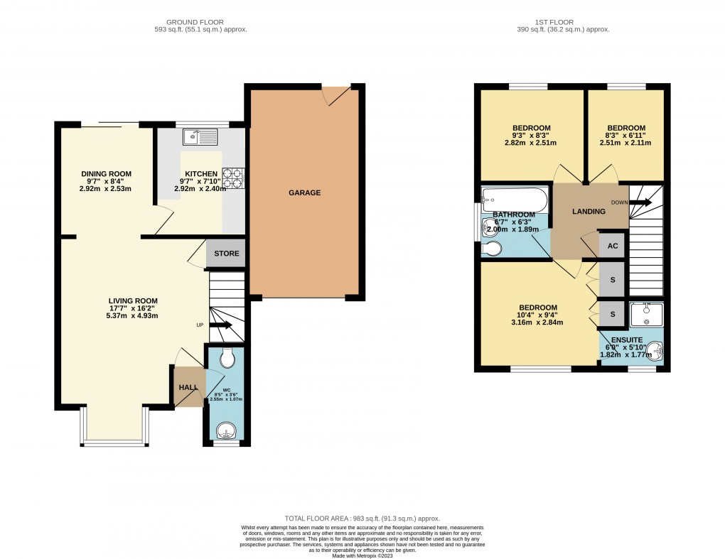 Floorplan for Bradwell Common, Milton Keynes, Buckinghamshire