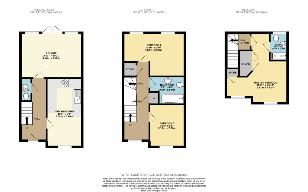 Floorplan for Ashland, Milton Keynes, Buckinghamshire