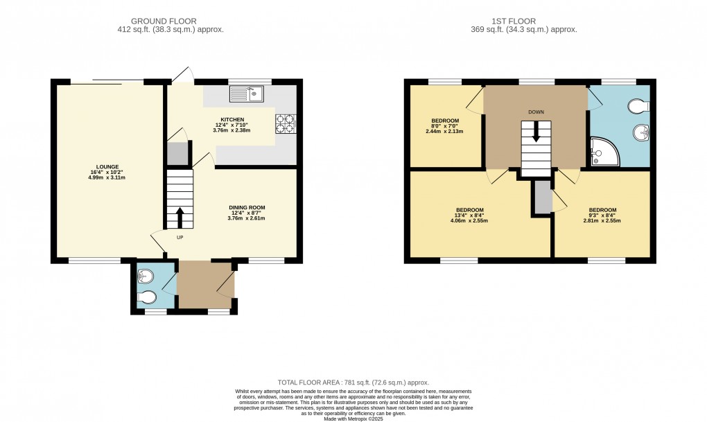 Floorplan for Bradwell, Milton Keynes, Buckinghamshire