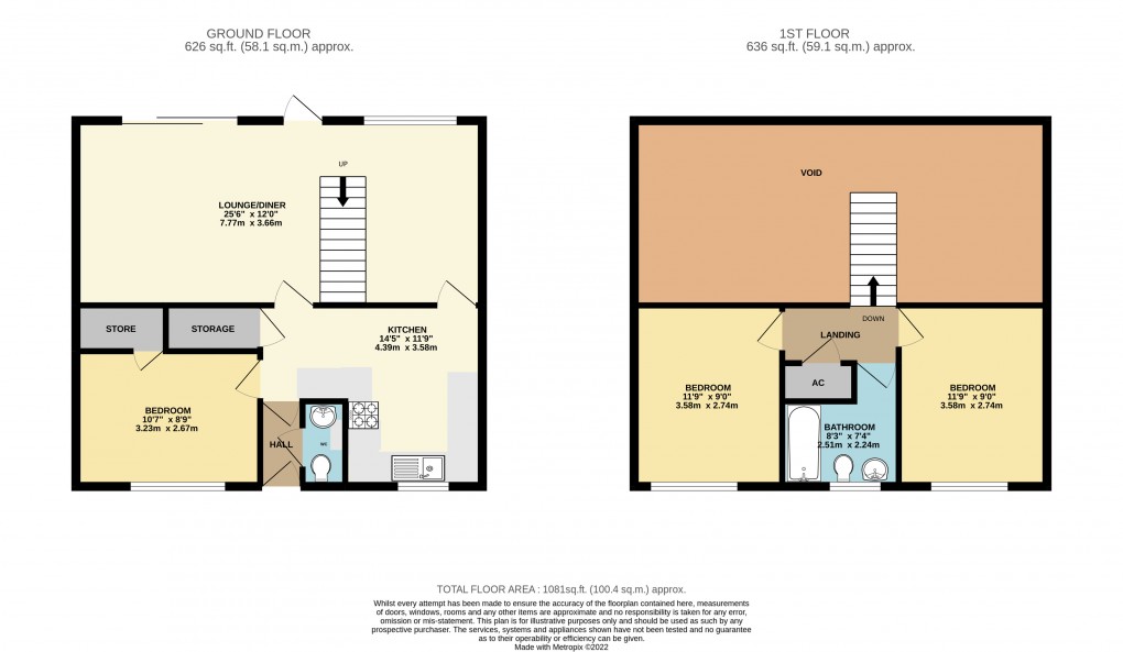 Floorplan for Tinkers Bridge, Milton Keynes, Buckinghamshire