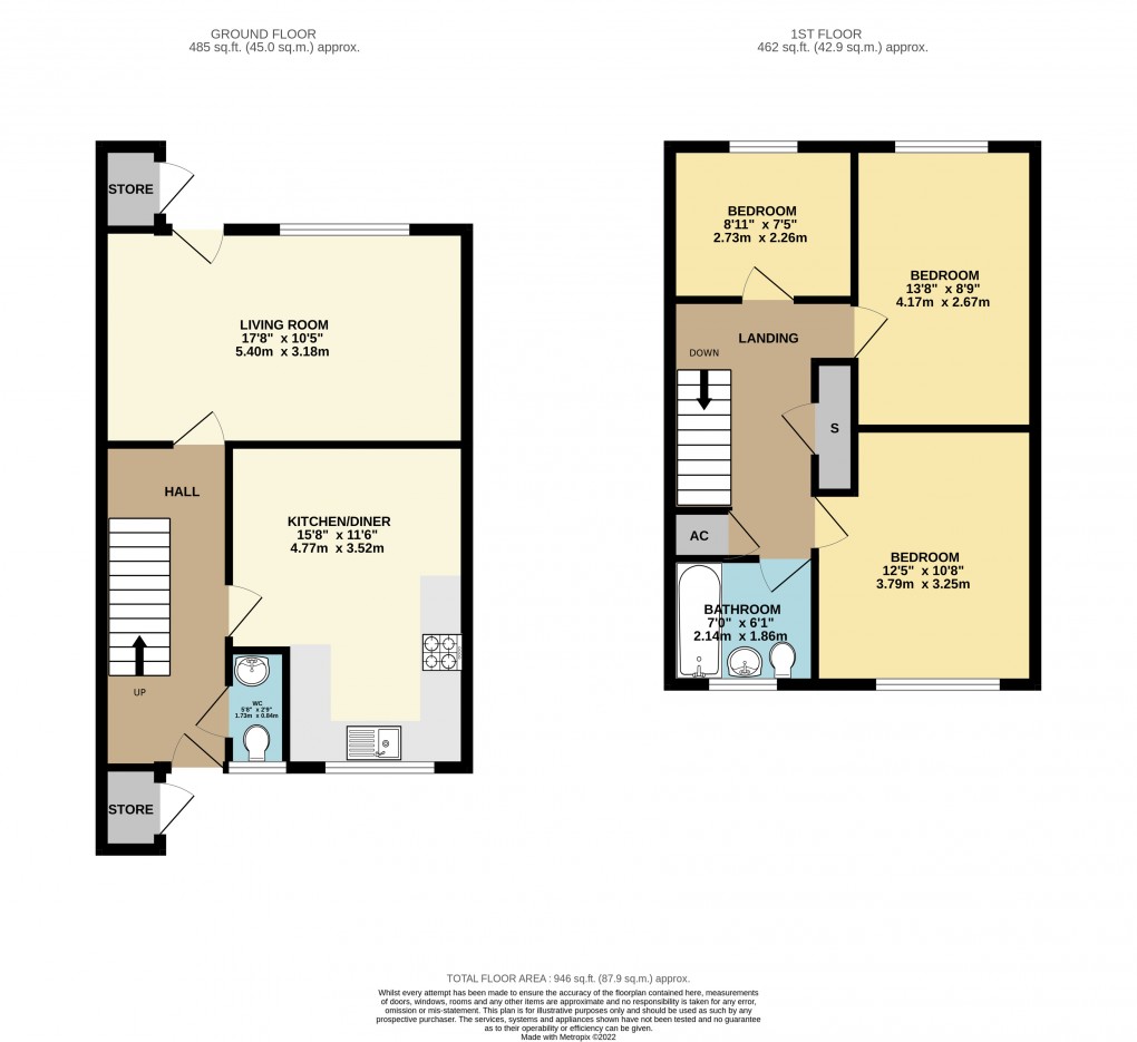 Floorplan for Furzton, Milton Keynes, Buckinghamshire