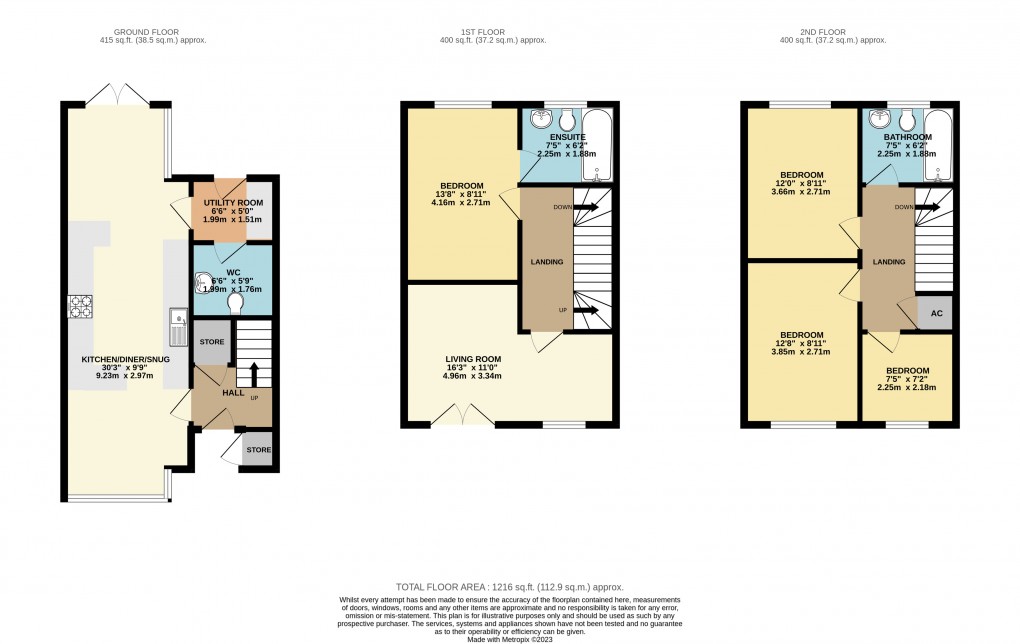 Floorplan for Westcroft, Milton Keynes, Buckinghamshire