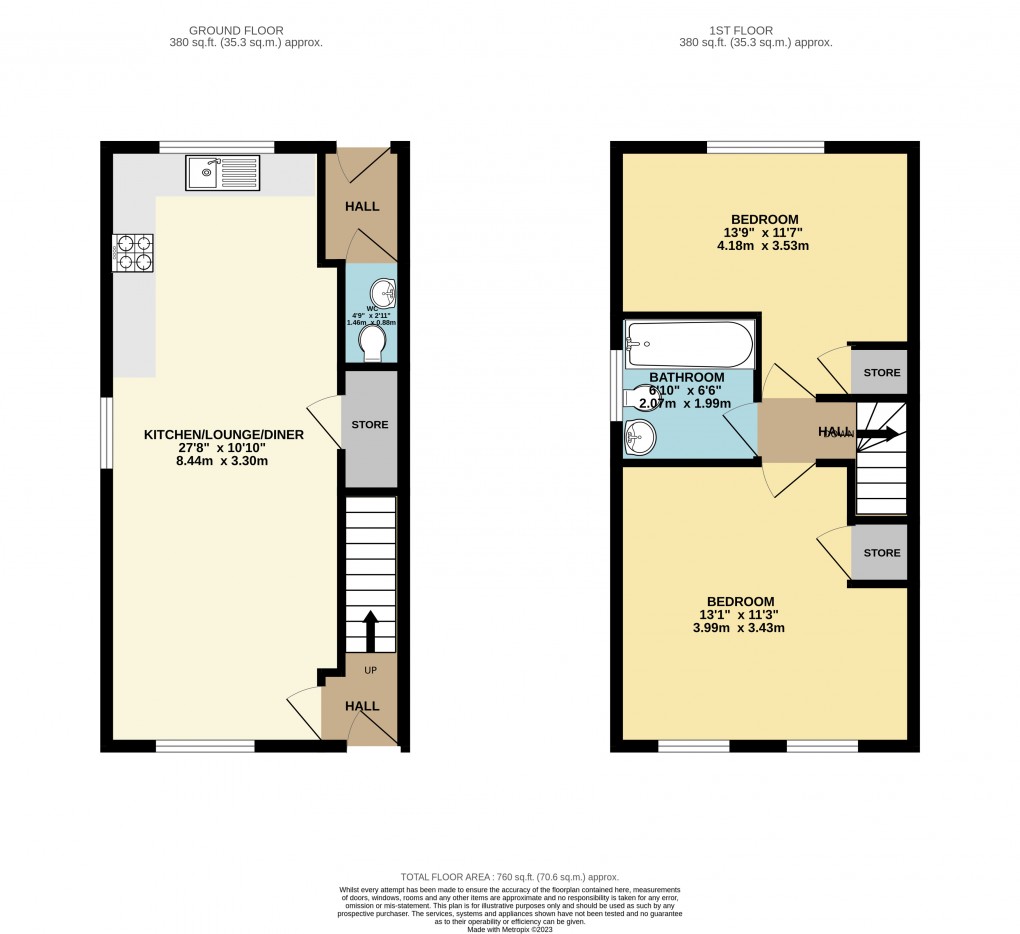 Floorplan for Brooklands, Milton Keynes, Buckinghamshire