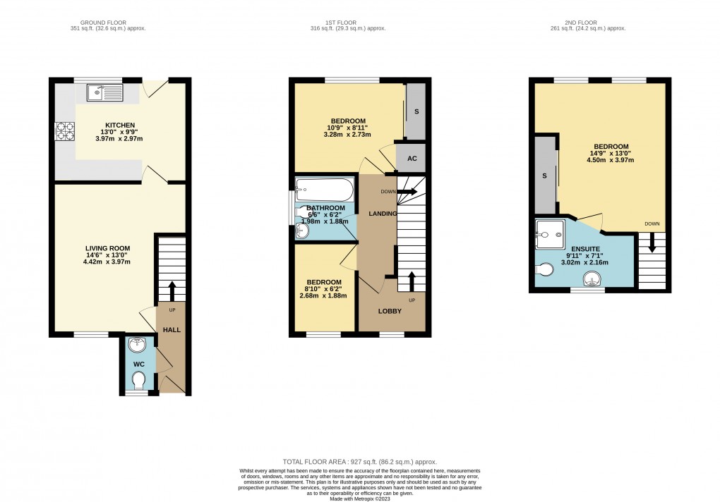 Floorplan for Oxley Park, Milton Keynes, Buckinghamshire