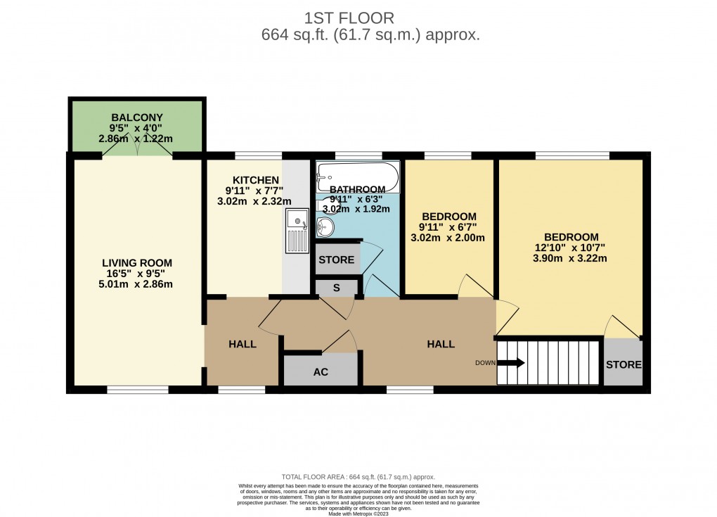 Floorplan for Heelands