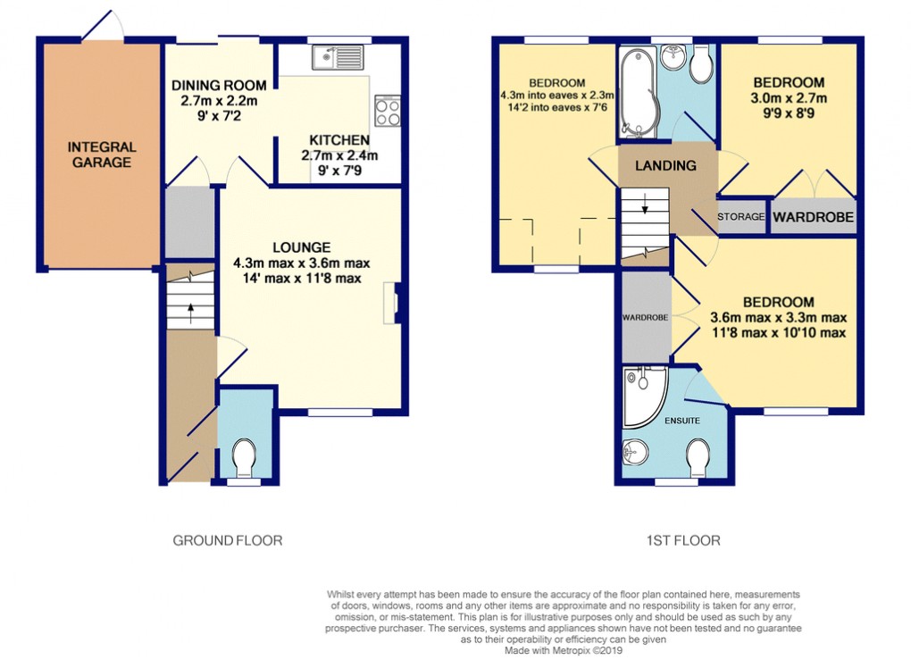 Floorplan for Springfield, Milton Keynes, Buckinghamshire