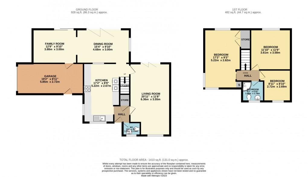 Floorplan for Bradwell, Milton Keynes, Buckinghamshire