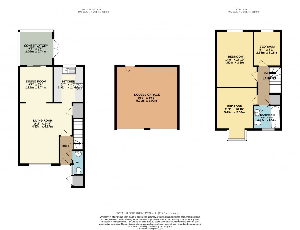 Floorplan for Downs Barn, Milton Keynes, Bucks