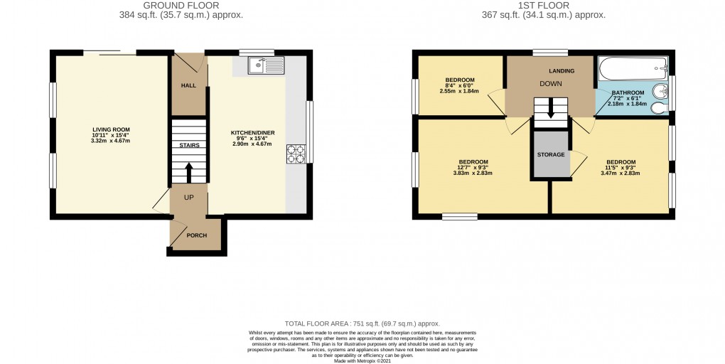 Floorplan for Furzton, Milton Keynes, Buckinghamshire