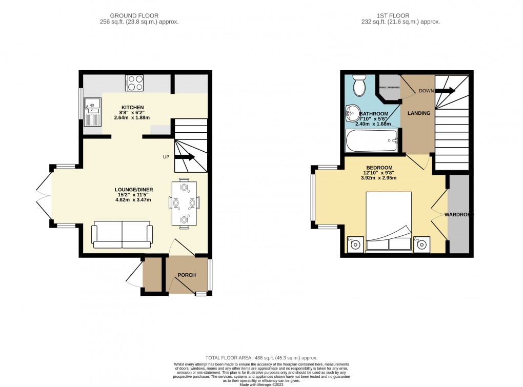 Floorplan for Newport Pagnell, Milton Keynes, Bucks