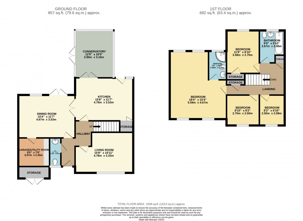 Floorplan for Tinkers Bridge, Milton Keynes, Buckinghamshire