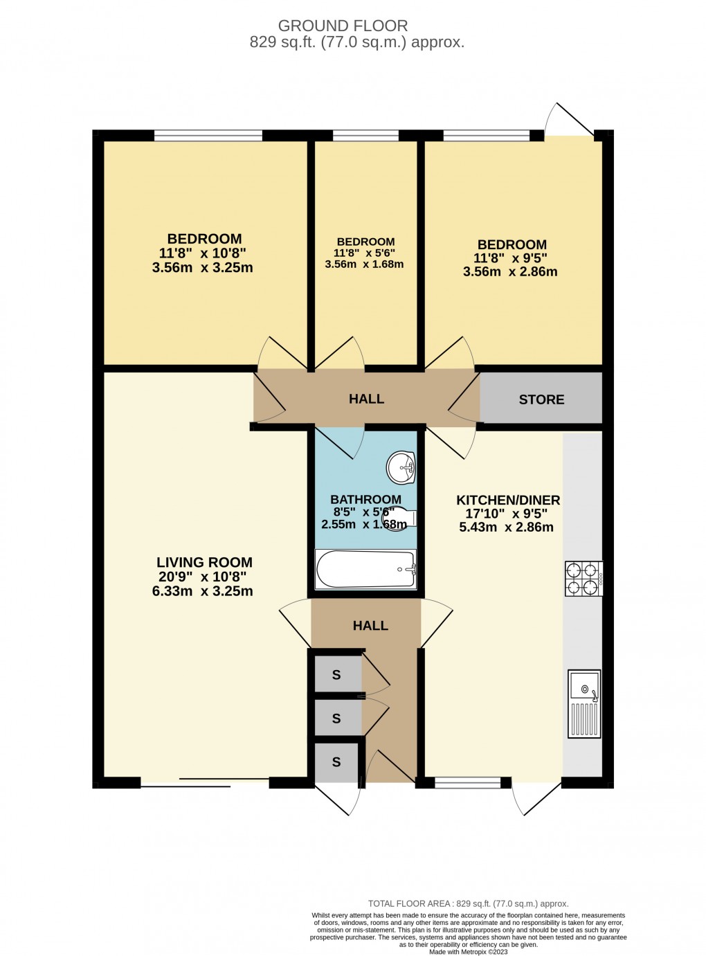 Floorplan for Coffee Hall, Milton Keynes, Buckinghamshire